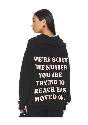 Boys Lie Racer Hoodie in Black. Size XL/XXL. Also in XS/S, M/L.