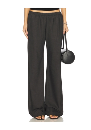 Enza Costa Everywhere Suit Pant in Black. Size 1. Also in 2.