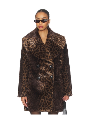 Adrienne Landau Elise Coat in Brown. Size M. Also in L, S.