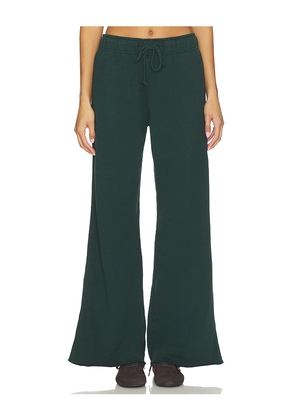 Bobi Wide Leg Pant in Dark Green. Size M. Also in XS, S.