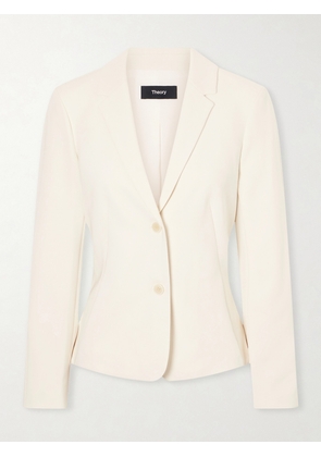 Theory - Crepe Blazer - Ecru - US00,US0,US2,US4,US6,US8,US10,US12