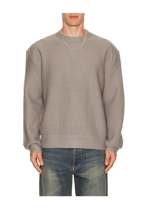 ALLSAINTS Marko Crew Neck Sweatshirt in Grey. Size S. Also in M.