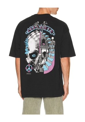 ALLSAINTS Reincarnate Crew Neck Tee in Black. Size M. Also in S, L, XL/1X.