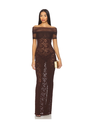 Arcina Ori Milana Dress in Brown. Size M. Also in L, S, XL, XS.