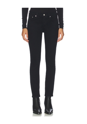 AGOLDE Cocktail Low Rise Ankle Slim Jeans in Black. Size 25. Also in 24, 26, 27, 28, 29, 32, 34.