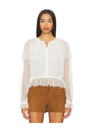 CAMI NYC Vitoria Blouse in White. Size M. Also in XXS, XS, S, L.