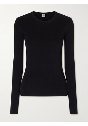 TOTEME - Organic Cotton Top - Black - xx small,x small,small,medium