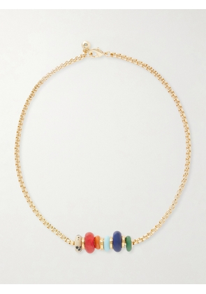 Roxanne Assoulin - The Stone Slider Gold-tone Multi-stone Necklace - One size