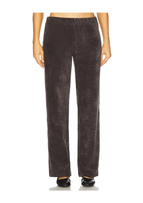 Barefoot Dreams Stretch Cord Wide Leg Pant in Black. Size M. Also in XS, S, XL.