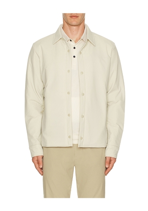 Beyond Yoga Insulated Men's Shirt Jacket in Beige. Size S. Also in L, XL/1X.