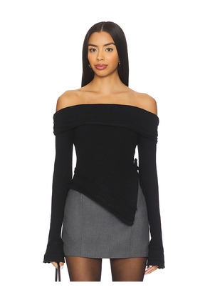 GUIZIO Soler Top in Black. Size M. Also in L, S, XL, XS.