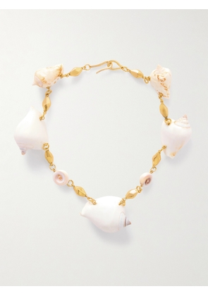 TOHUM - Samsara Gold-plated And Shell Necklace - Multi - One size