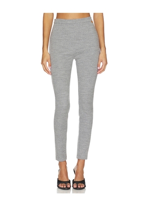 BALMAIN Zipped Legging in Grey. Size M. Also in S, L.
