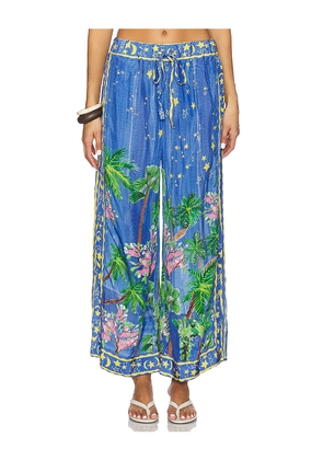 CeliaB Noche Pants in Blue. Size L. Also in XS, S, M, XL.