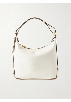 Tod's - Studded Leather Shoulder Bag - White - One size