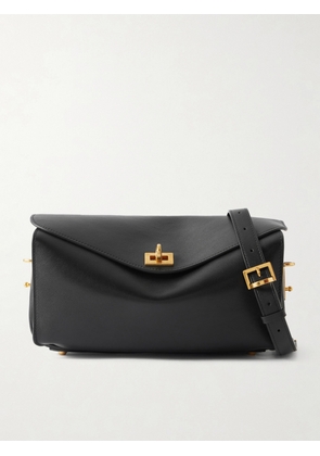 Balenciaga - Paris Vii Leather Shoulder Bag - Black - One size