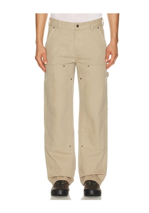 Dickies Double Knee Canvas Carpenter Pant in Brown. Size 30x32. Also in 28x32, 32x32, 34x32.