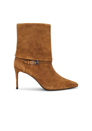 BLACK SUEDE STUDIO Simone 80 Boot in Brown. Size 38. Also in 37, 39, 40, 41.