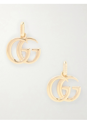 Gucci - Gg Marmont Oversized Gold-tone Earrings - One size