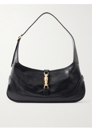 Gucci - Jackie 1961 Textured-leather Shoulder Bag - Black - One size