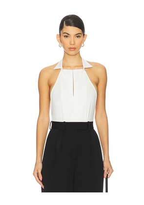 Bevza Manishka Bodysuit in Ivory. Size L. Also in XS, M.