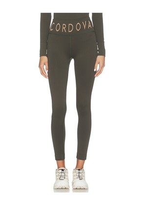 CORDOVA Baselayer Bottom in Olive. Size XS/S. Also in M/L.