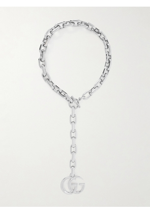 Gucci - Gg Marmont Silver-tone Necklace - One size