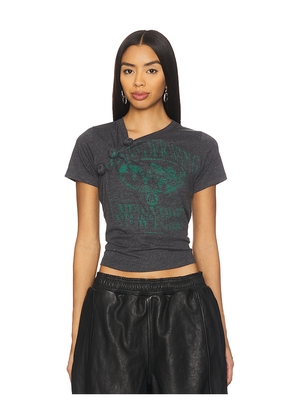 Alexander Wang Knotted Graphic T-shirt in Black. Size M. Also in S, XS.