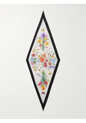 Gucci - Floral-print Silk-twill Scarf - Multi - One size