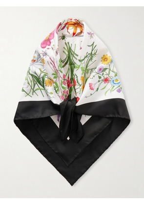 Gucci - Floral-print Silk-twill Headband - Multi - One size