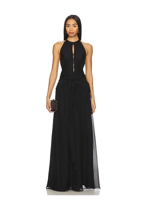 Azeeza Avya Gown in Black. Size M. Also in S, XS.