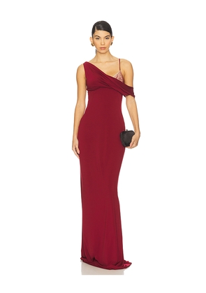 Bananhot Elektra Dress in Burgundy. Size M. Also in XS, S, L.