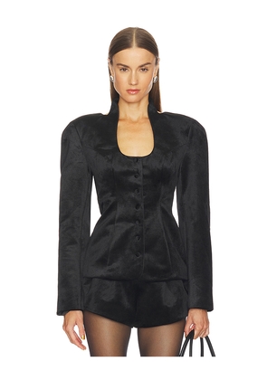 ET OCHS Vaud Jacket in Black. Size 10. Also in 0, 2, 4, 6, 8.