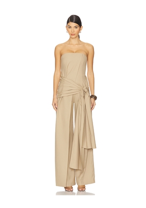 Alexis Kori Jumpsuit in Beige. Size M. Also in XS, S, L.