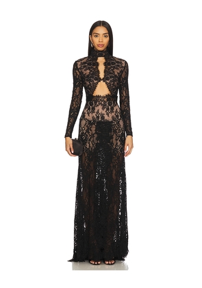 Bronx and Banco Eleanor Lace Gown in Black. Size S. Also in XS.