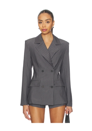 ALL THE WAYS Sonnet Blazer in Grey. Size M. Also in L, S, XL, XS, XXS.