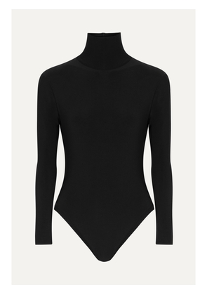 Norma Kamali - Stretch-jersey Turtleneck Bodysuit - Black - xx small,x small,small,medium,large,x large
