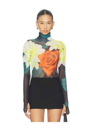 AFRM Milo Bodysuit in Black. Size L. Also in S, XS, M.