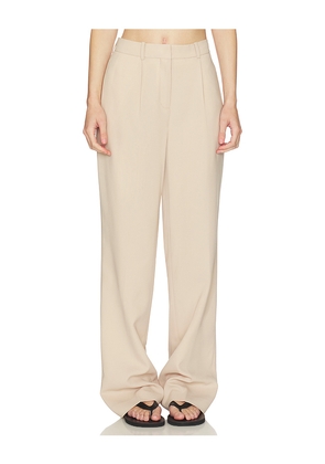 Aya Muse Soli Trousers in Beige. Size M. Also in S, XS, XXS.