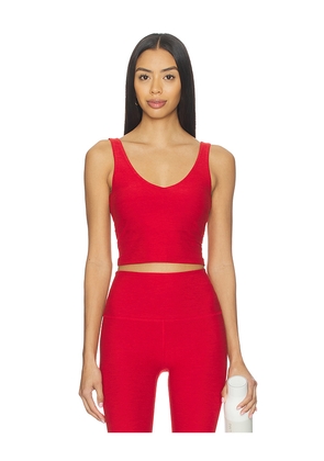 Beyond Yoga Spacedye Good Day Cropped Tank Top in Red. Size M. Also in XS, S, L, XL.
