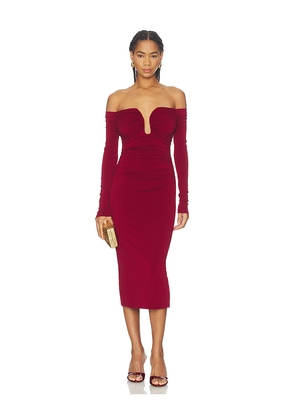 ASTR the Label Lovinia Dress in Wine. Size S. Also in XS, L.