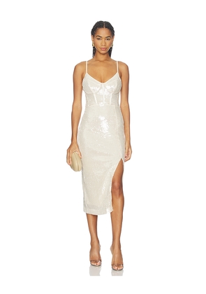 ASTR the Label Liese Dress in Cream. Size M. Also in XS, S, L.