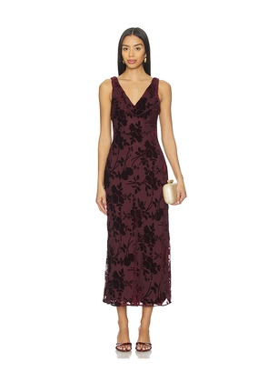 ASTR the Label Floris Dress in Wine. Size L. Also in XS, S.