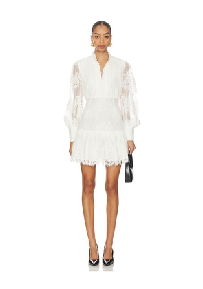 Bardot Olessia Lace Mini Dress in White. Size 2. Also in 4, 6.
