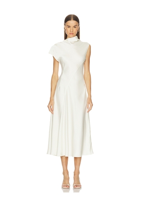 Camila Coelho Ondina Midi Dress in Ivory. Size L. Also in XS, XXS, S, M.