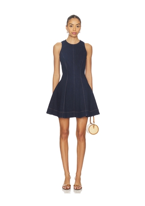 Bardot Palmer Denim Mini Dress in Blue. Size 2. Also in 4, 6, 8, 10.