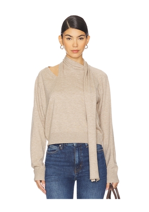 ASTR the Label Silvana Sweater in Taupe. Size M. Also in XS, S, L, XL.