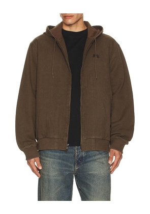 Autumn Headwear Labor Jacket in Brown. Size M. Also in L, S, XL/1X.