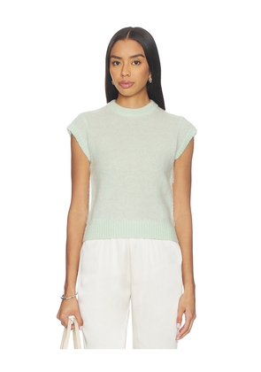 ALIGNE Jess Knitted Tshirt in Mint. Size 10. Also in 4, 2, 6, 8, 12.