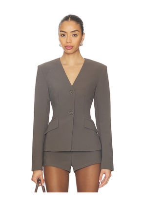 ALL THE WAYS Kourtney Blazer in Grey. Size M. Also in L, S.